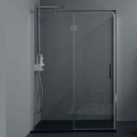 Box doccia angolare porta battente cm L100xP100 TPB72