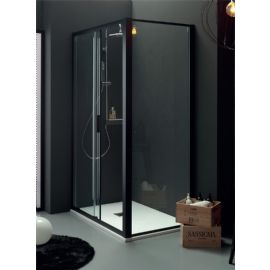 Box doccia angolare porta scorrevole cm L130xP70 PSCRapid