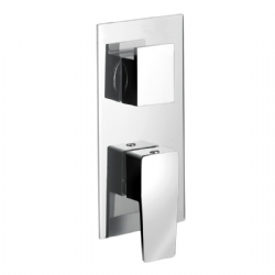 Miscelatore per doccia ad incasso con deviatore a 3 uscite H2Q
