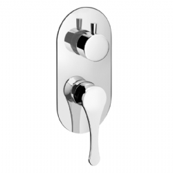 Miscelatore per doccia ad incasso con deviatore a 3 uscite Jody