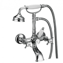 Gruppo vasca esterno con kit doccia, senza duplex Livingstone