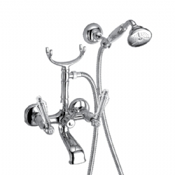 Gruppo vasca esterno con kit doccia e duplex Fly Bijoux