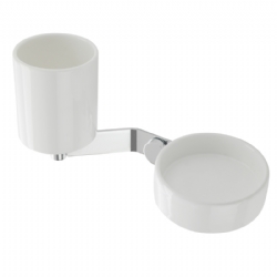 Porta sapone e bicchiere a parete Bucket Stilhaus