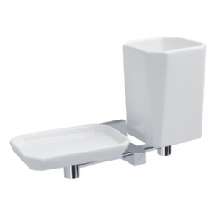 Porta sapone e porta bicchiere cm 23 Diva Stilhaus