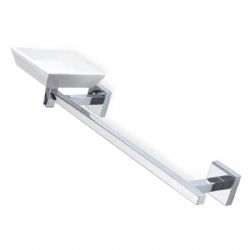 Porta salviette con porta sapone Sx cm 39 Urania Stilhaus