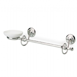 Asta porta salviette con porta sapone cm 58 Idra Stilhaus