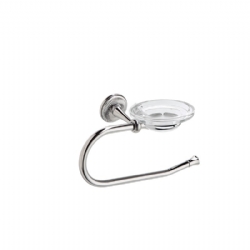 Anello porta salviette Dx cm 30 con porta sapone Regal Stilhaus